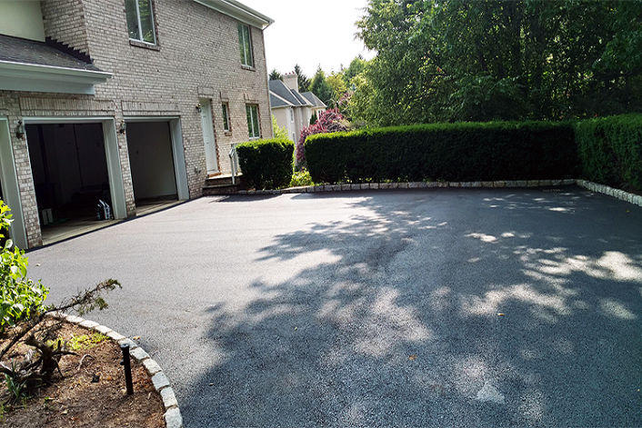 Residential driveway paving