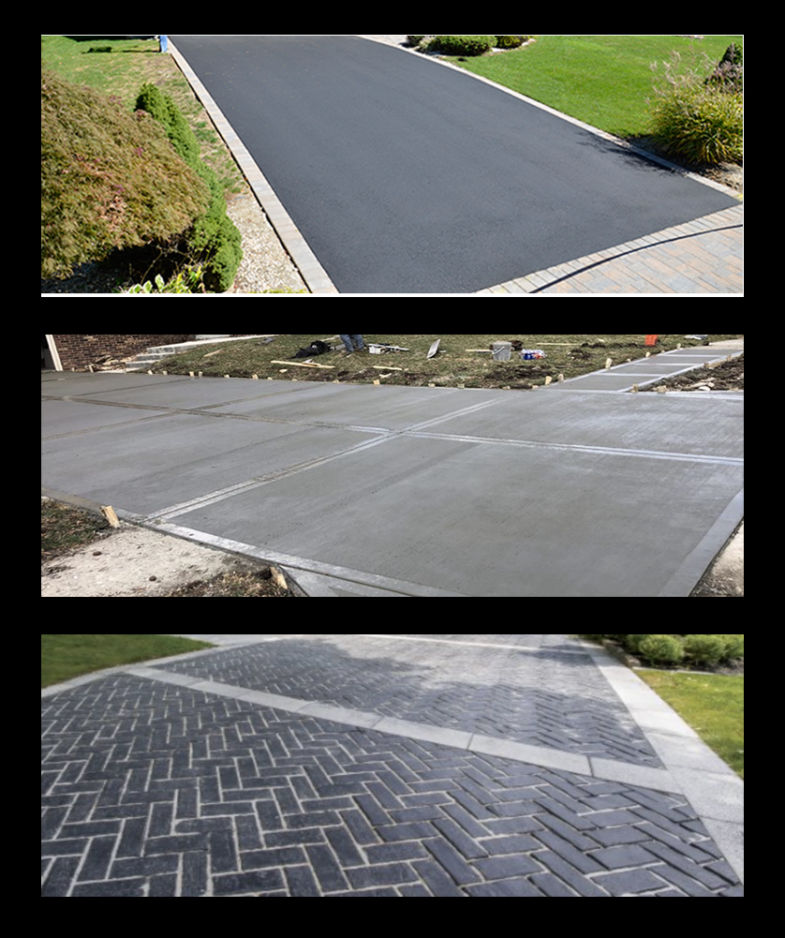 Residential Driveways - Asphalt - Concrete - Stone